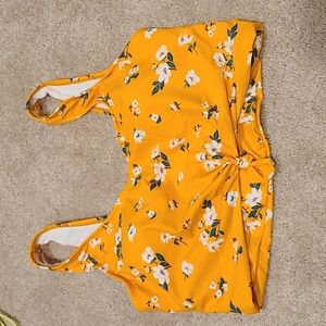 NWOT Coral Reef bathing suit top